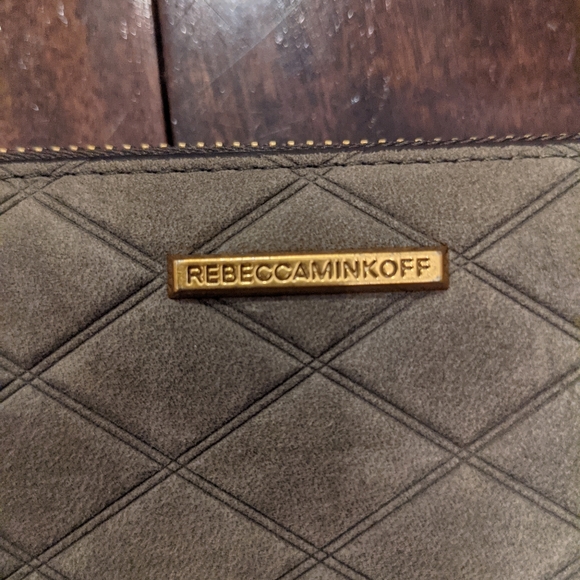 Rebecca Minkoff Embossed Nubuck Zip Around Wallet - Picture 2 of 5